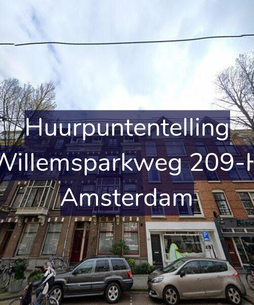 Foto gevel Huurpuntentelling voor Willemsparkweg 209-H, Amsterdam