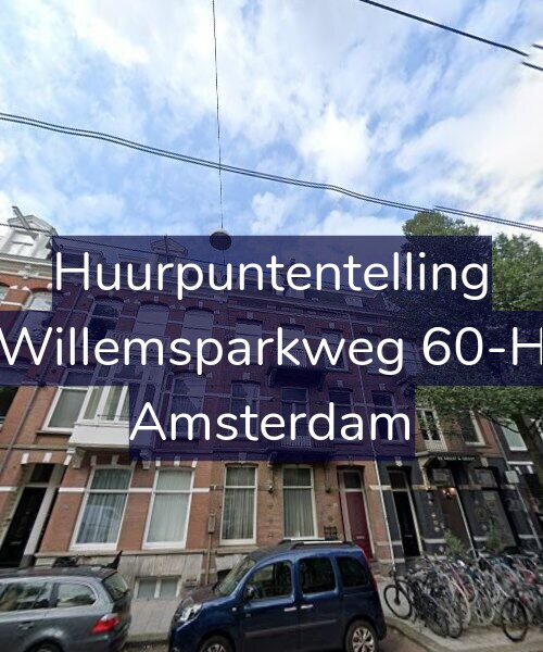 Foto gevel Huurpuntentelling voor Willemsparkweg 60-H, Amsterdam