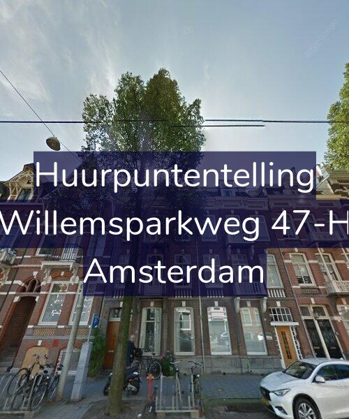Foto gevel Huurpuntentelling voor Willemsparkweg 47-H, Amsterdam