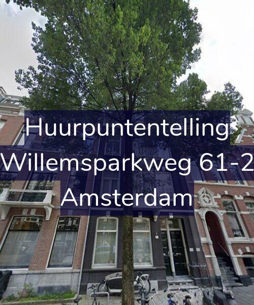Foto gevel Huurpuntentelling voor Willemsparkweg 61-2, Amsterdam