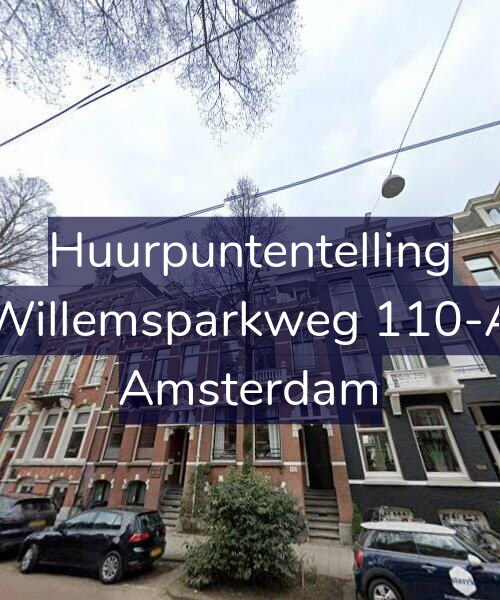 Foto gevel Huurpuntentelling voor Willemsparkweg 110-A, Amsterdam