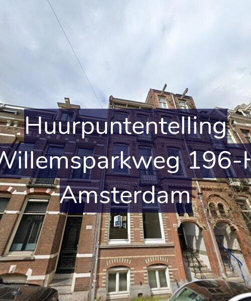 Foto gevel Huurpuntentelling voor Willemsparkweg 196-H, Amsterdam