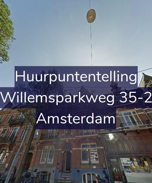 Foto gevel Huurpuntentelling voor Willemsparkweg 35-2, Amsterdam