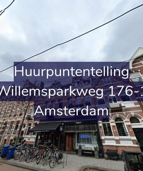 Foto gevel Huurpuntentelling voor Willemsparkweg 176-1, Amsterdam