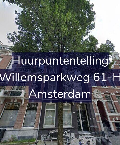 Foto gevel Huurpuntentelling voor Willemsparkweg 61-H, Amsterdam