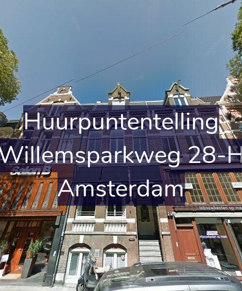 Foto gevel Huurpuntentelling voor Willemsparkweg 28-H, Amsterdam