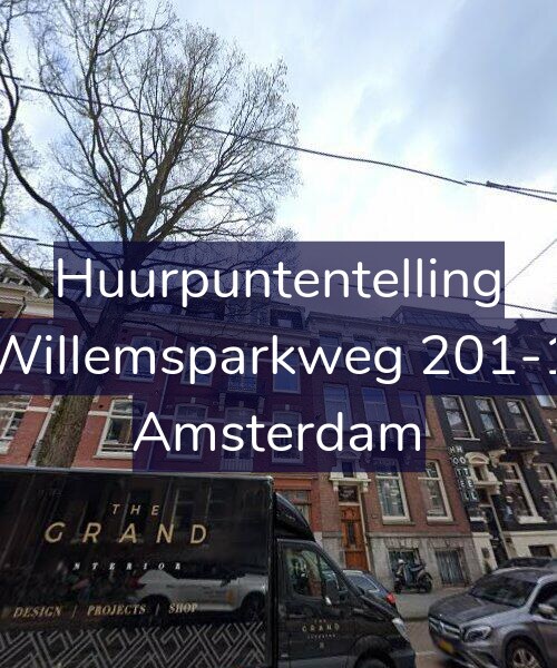 Foto gevel Huurpuntentelling voor Willemsparkweg 201-1, Amsterdam