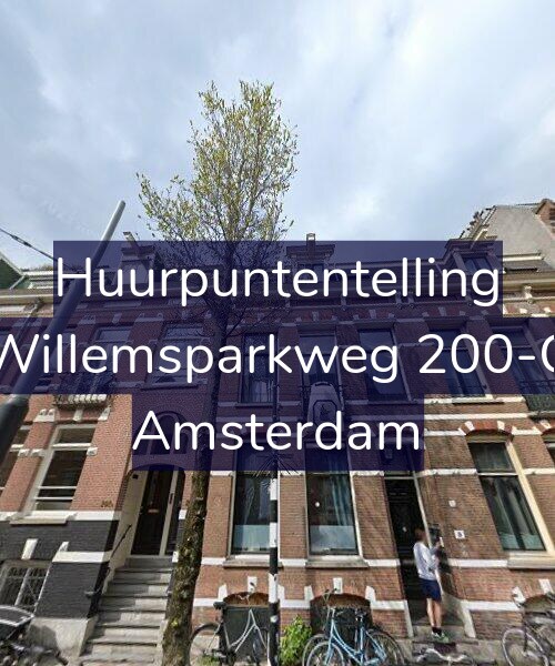Foto gevel Huurpuntentelling voor Willemsparkweg 200-C, Amsterdam