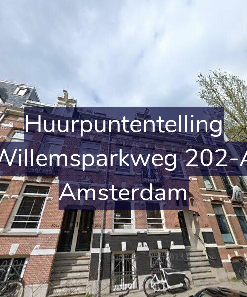 Foto gevel Huurpuntentelling voor Willemsparkweg 202-A, Amsterdam