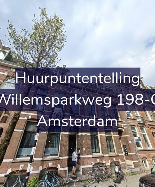 Foto gevel Huurpuntentelling voor Willemsparkweg 198-C, Amsterdam