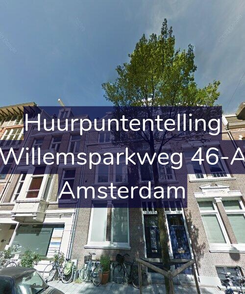 Foto gevel Huurpuntentelling voor Willemsparkweg 46-A, Amsterdam