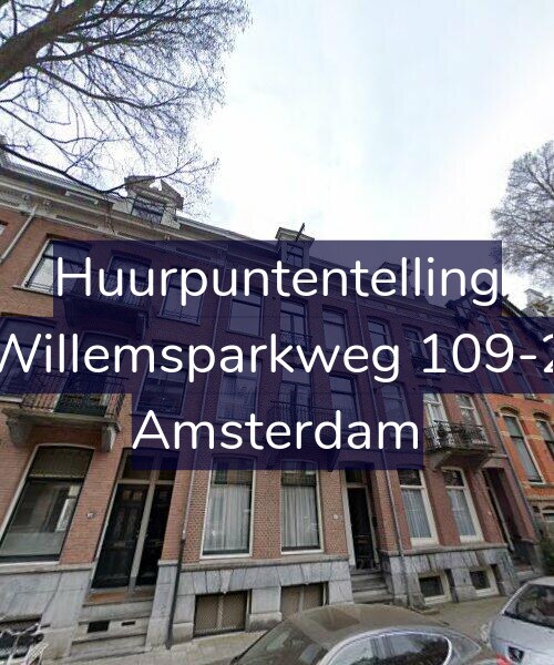 Foto gevel Huurpuntentelling voor Willemsparkweg 109-2, Amsterdam