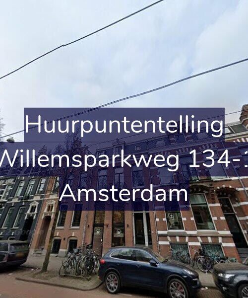 Foto gevel Huurpuntentelling voor Willemsparkweg 134-1, Amsterdam