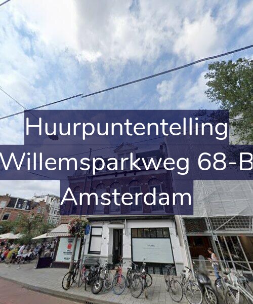 Foto gevel Huurpuntentelling voor Willemsparkweg 68-B, Amsterdam