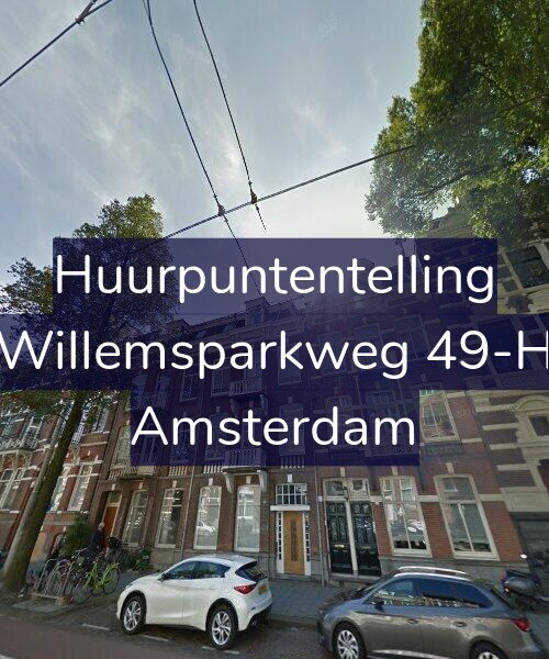 Foto gevel Huurpuntentelling voor Willemsparkweg 49-H, Amsterdam