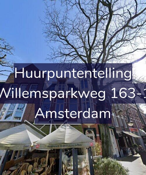 Foto gevel Huurpuntentelling voor Willemsparkweg 163-1, Amsterdam