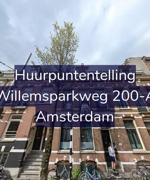 Foto gevel Huurpuntentelling voor Willemsparkweg 200-A, Amsterdam