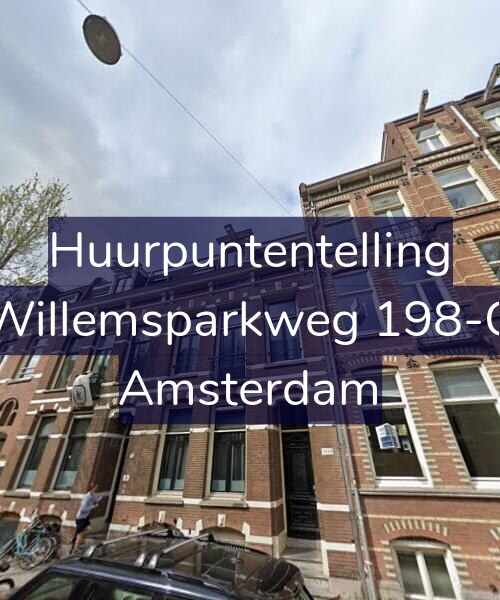 Foto gevel Huurpuntentelling voor Willemsparkweg 198-G, Amsterdam
