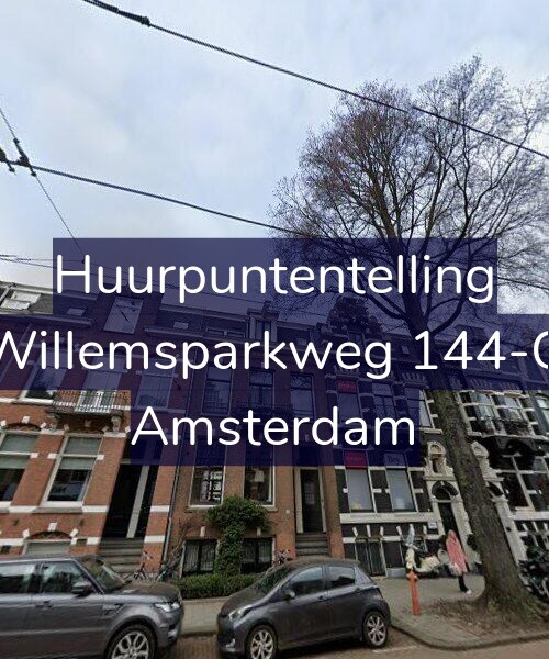 Foto gevel Huurpuntentelling voor Willemsparkweg 144-O, Amsterdam