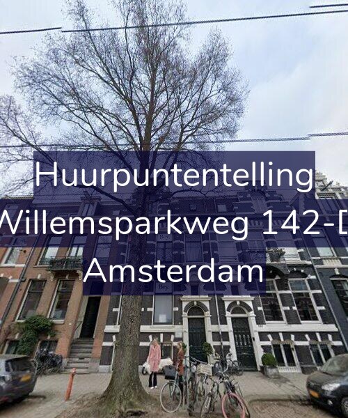 Foto gevel Huurpuntentelling voor Willemsparkweg 142-D, Amsterdam