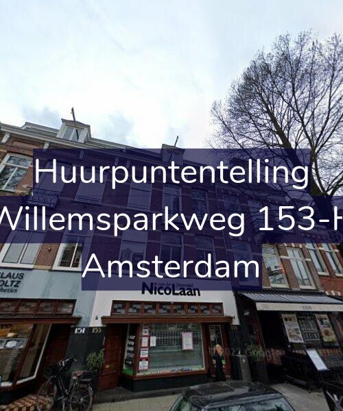 Foto gevel Huurpuntentelling voor Willemsparkweg 153-H, Amsterdam