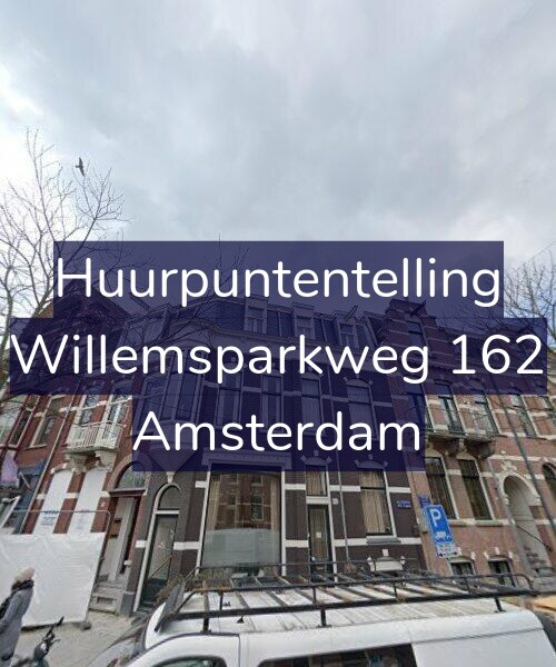 Foto gevel Huurpuntentelling voor Willemsparkweg 162, Amsterdam