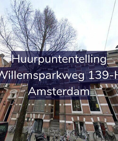 Foto gevel Huurpuntentelling voor Willemsparkweg 139-H, Amsterdam