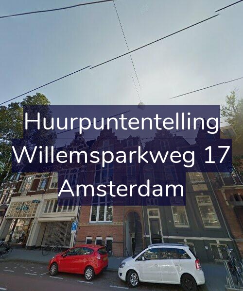 Foto gevel Huurpuntentelling voor Willemsparkweg 17, Amsterdam
