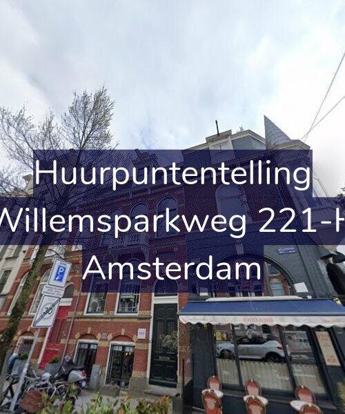Foto gevel Huurpuntentelling voor Willemsparkweg 221-H, Amsterdam