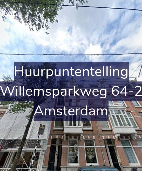 Foto gevel Huurpuntentelling voor Willemsparkweg 64-2, Amsterdam