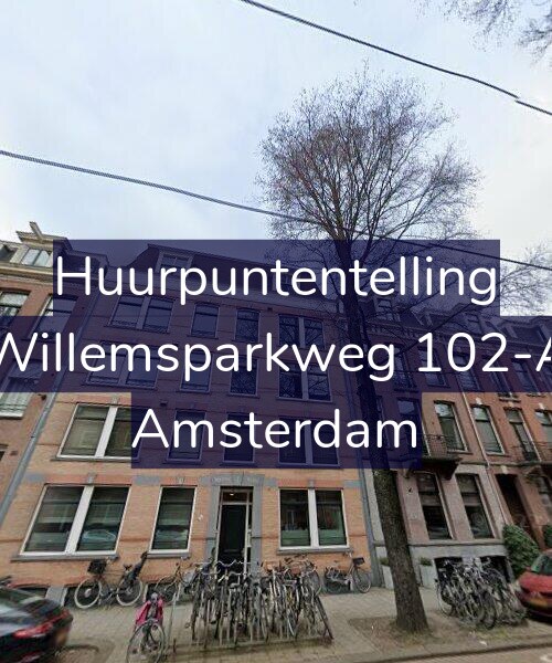 Foto gevel Huurpuntentelling voor Willemsparkweg 102-A, Amsterdam