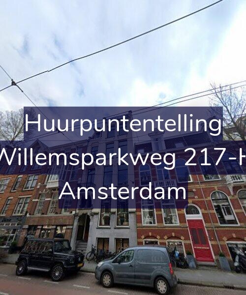 Foto gevel Huurpuntentelling voor Willemsparkweg 217-H, Amsterdam