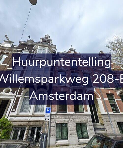 Foto gevel Huurpuntentelling voor Willemsparkweg 208-B, Amsterdam