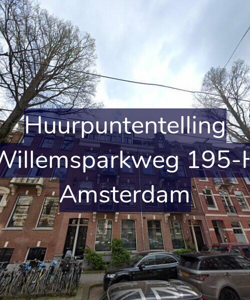 Foto gevel Huurpuntentelling voor Willemsparkweg 195-H, Amsterdam