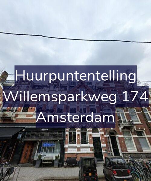 Foto gevel Huurpuntentelling voor Willemsparkweg 174, Amsterdam