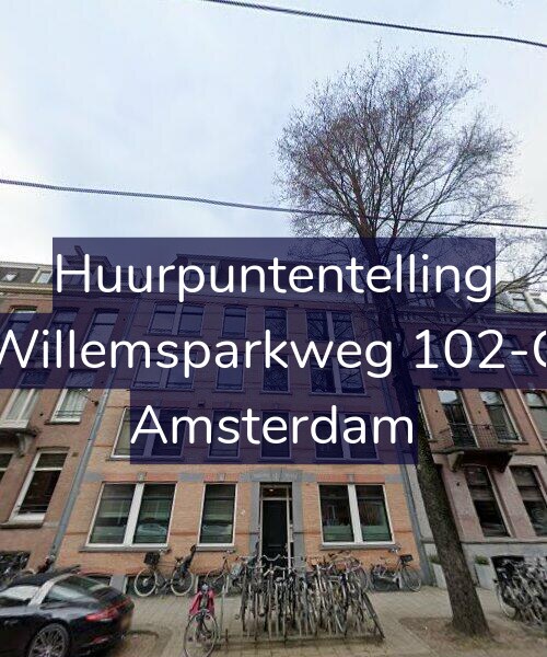 Foto gevel Huurpuntentelling voor Willemsparkweg 102-C, Amsterdam