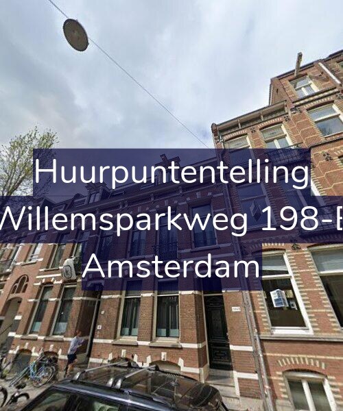 Foto gevel Huurpuntentelling voor Willemsparkweg 198-E, Amsterdam