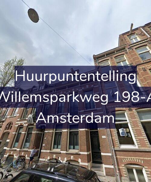 Foto gevel Huurpuntentelling voor Willemsparkweg 198-A, Amsterdam