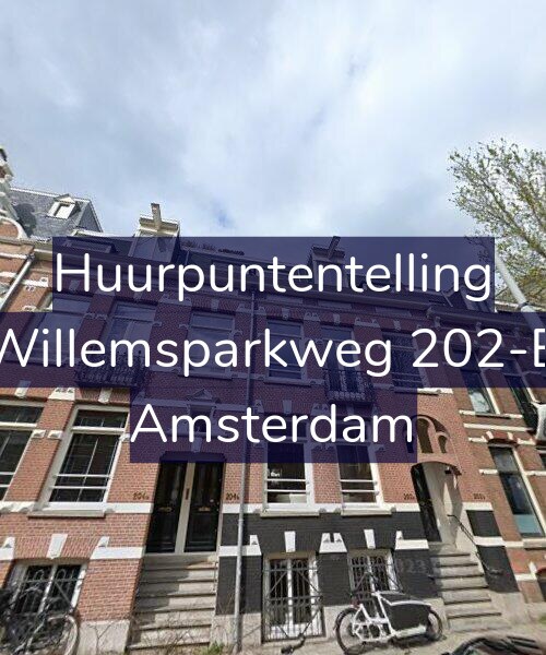 Foto gevel Huurpuntentelling voor Willemsparkweg 202-B, Amsterdam