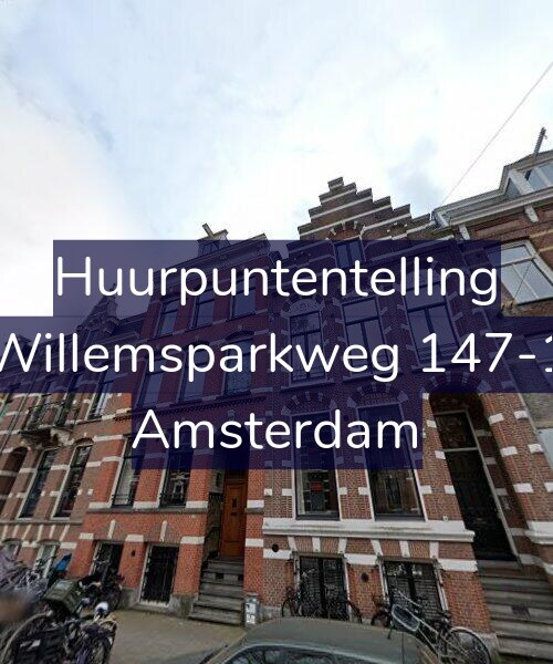 Foto gevel Huurpuntentelling voor Willemsparkweg 147-1, Amsterdam