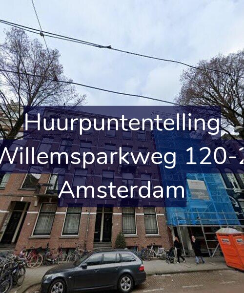 Foto gevel Huurpuntentelling voor Willemsparkweg 120-2, Amsterdam