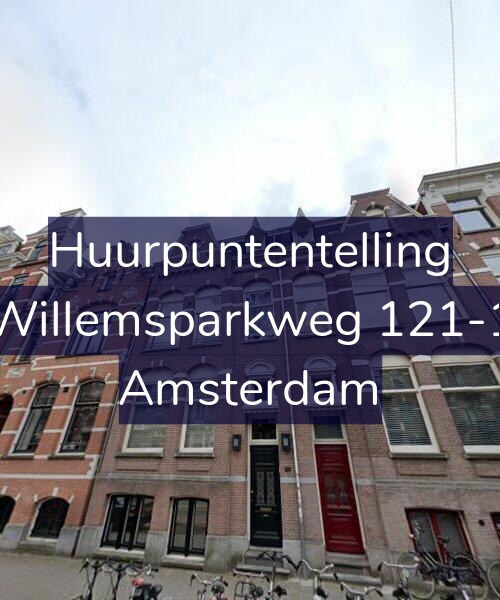 Foto gevel Huurpuntentelling voor Willemsparkweg 121-1, Amsterdam