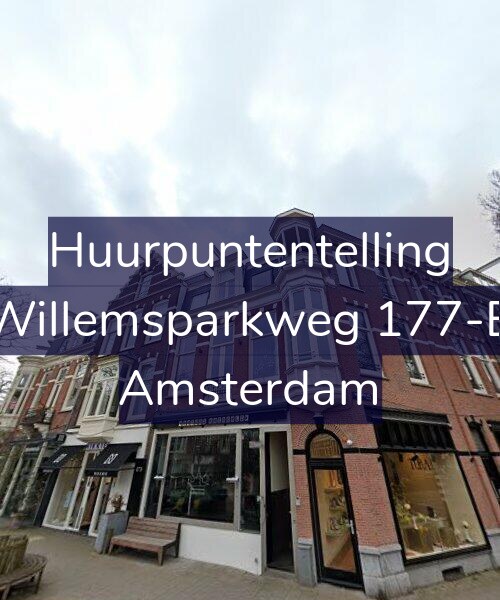 Foto gevel Huurpuntentelling voor Willemsparkweg 177-B, Amsterdam