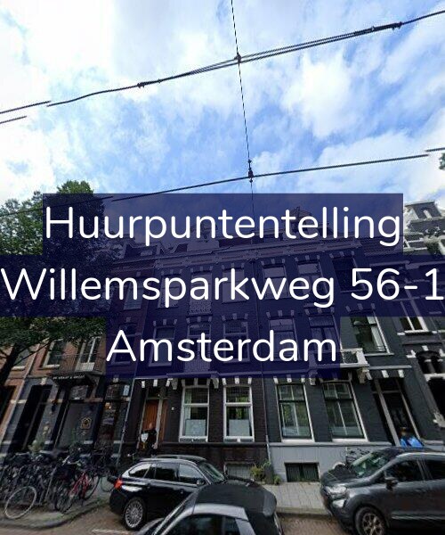 Foto gevel Huurpuntentelling voor Willemsparkweg 56-1, Amsterdam