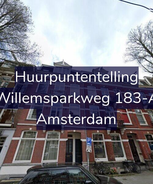 Foto gevel Huurpuntentelling voor Willemsparkweg 183-A, Amsterdam