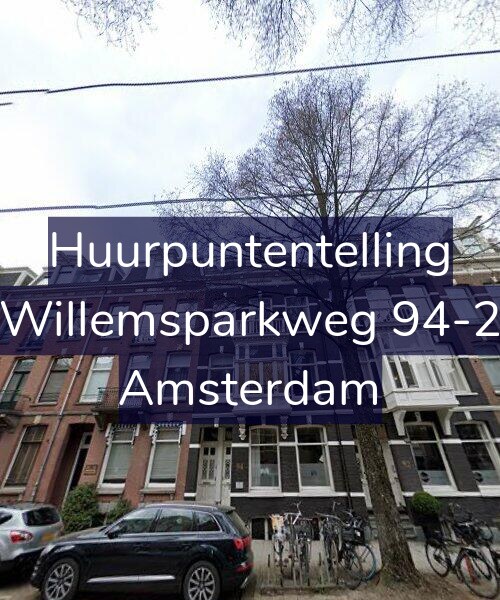 Foto gevel Huurpuntentelling voor Willemsparkweg 94-2, Amsterdam