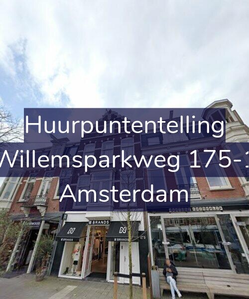 Foto gevel Huurpuntentelling voor Willemsparkweg 175-1, Amsterdam