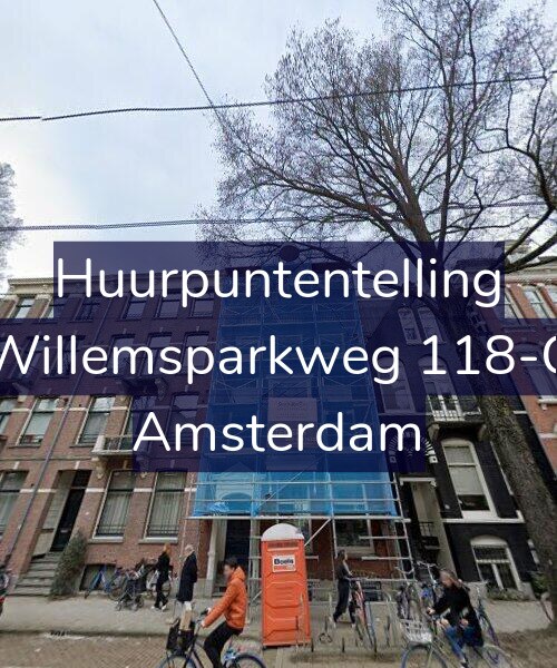 Foto gevel Huurpuntentelling voor Willemsparkweg 118-C, Amsterdam