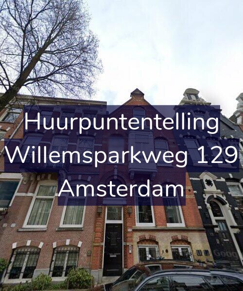 Foto gevel Huurpuntentelling voor Willemsparkweg 129, Amsterdam