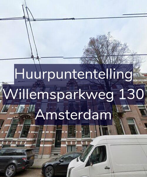 Foto gevel Huurpuntentelling voor Willemsparkweg 130, Amsterdam